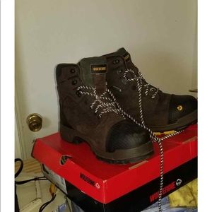 Wolverine welding boot, steel toe